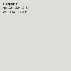 #DDE0DA - Willow Brook Color Image